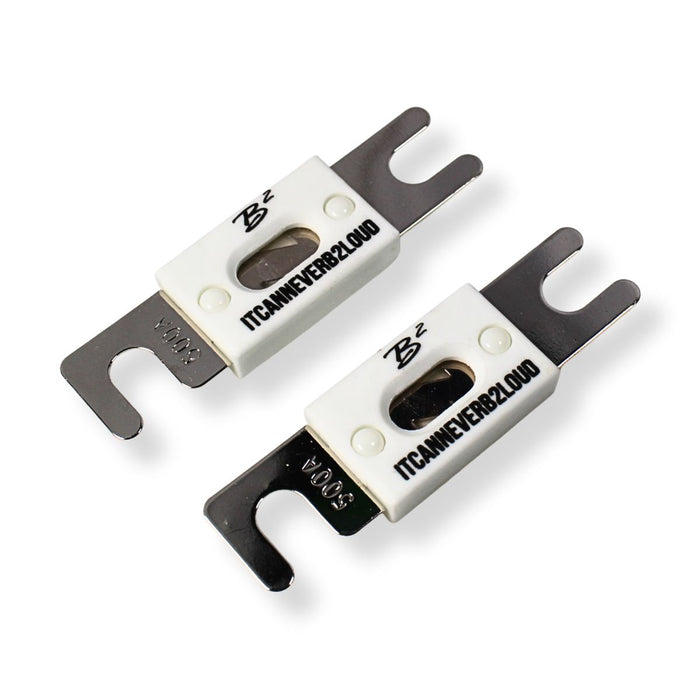B2 Audio 500A ANL High Temperature Ceramic Fuse Pair B2-ANL-500A
