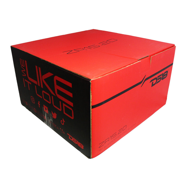 DS18 Elite-Z 15" 750Watts RMS Dual Voice Coil 2-Ohm Subwoofer ZR15.2D