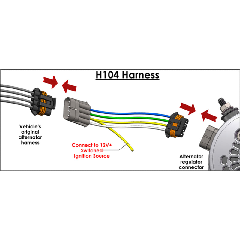 Mechman Indicator Light Harness for 1996-2004 GM Truck w/Oval Style plugs H104