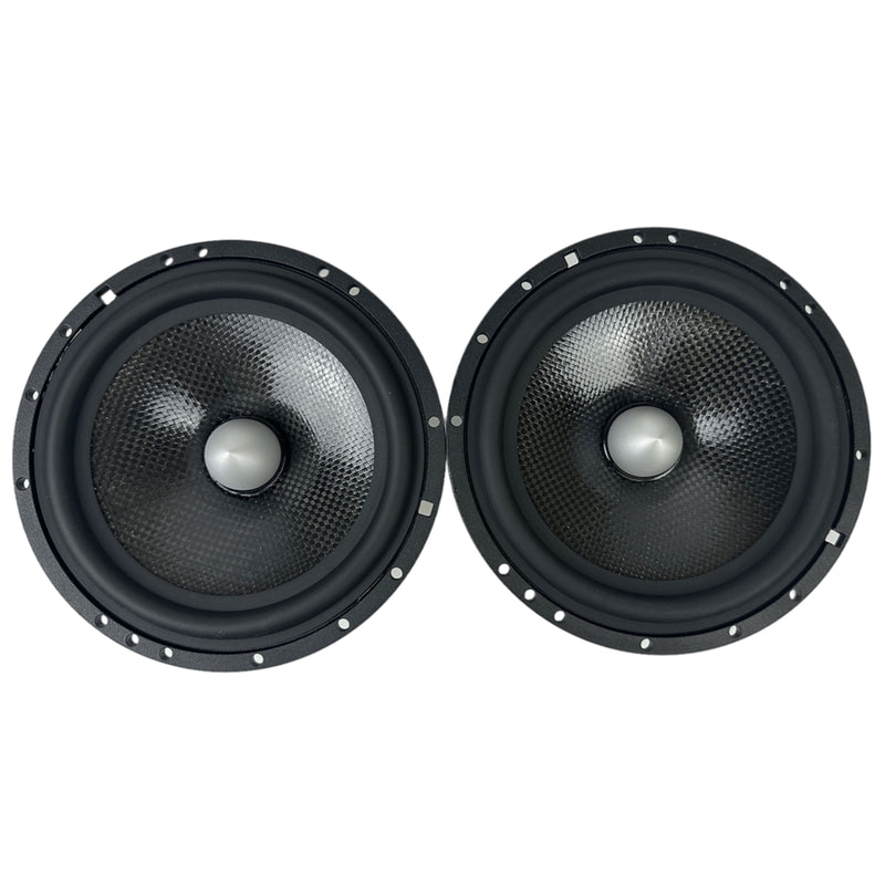 Resilient Sounds Pair of 6.5" Carbon Fiber 75 Watt RMS 4 Ohm Midrange Loudspeakers