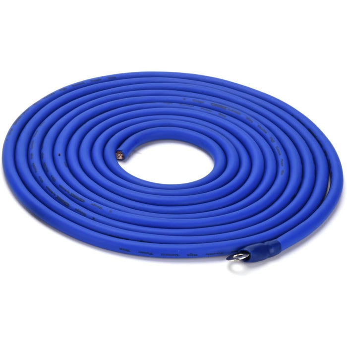 4 Gauge Blue CCA Soft Rubber Complete Amplifier Wire Kit Orion Cobalt Series