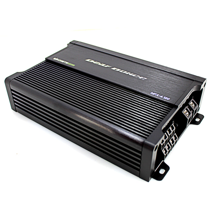 Deaf Bonce Machete Fight Amplifier 4 Channel 720 w RMS Class D 4 Ohms MFA-4.120