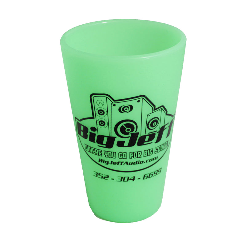 Big Jeff Green Glow In The Dark Pint Size Unbreakable Cup