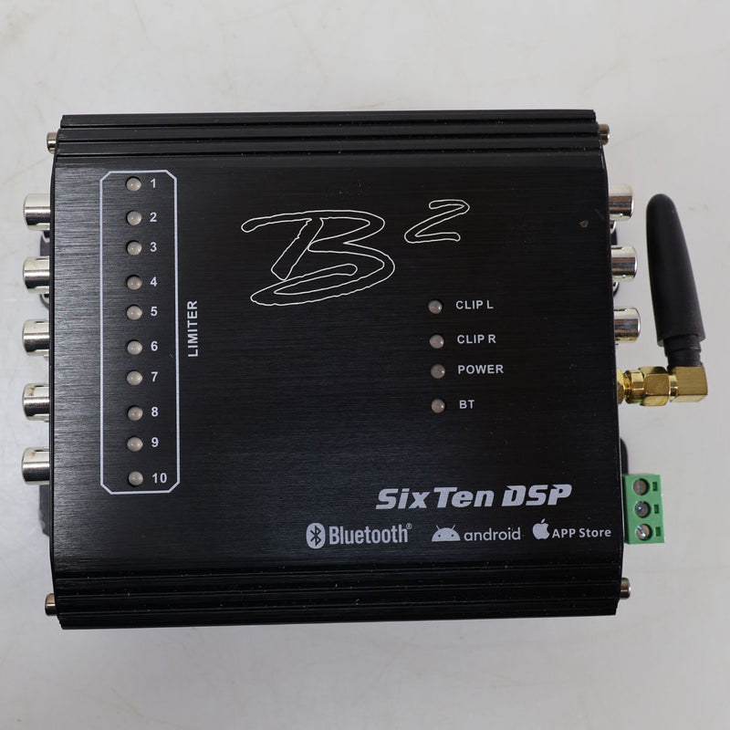 B2 Audio Black 4v 10 Ch DSP with BT iOS/Android App 96 KHz - 32 Bit OPEN BOX