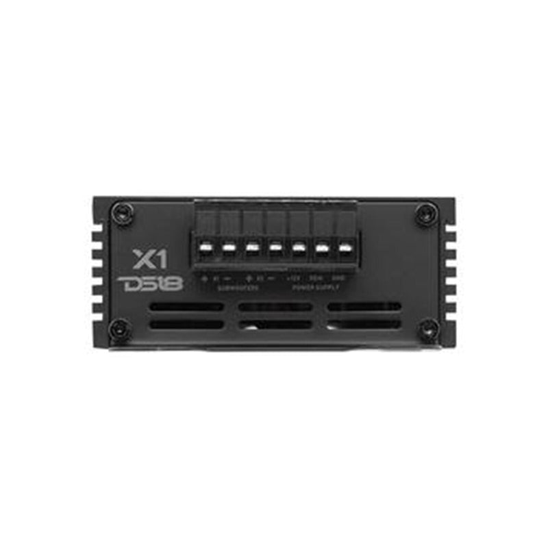 900W 1-Ohm Class-D 1-Channel Ultra Compact Amplifier w/ Bass Knob DS18 X1 Series