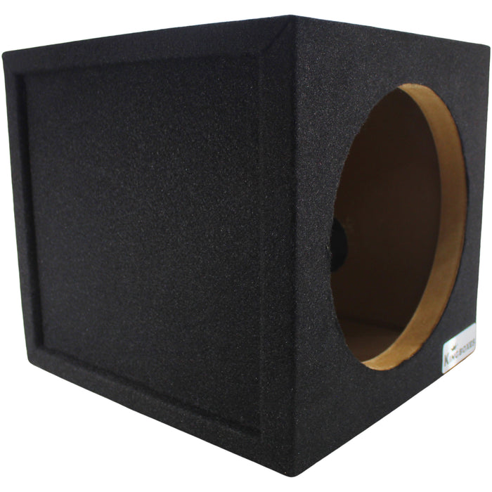 King Boxes 10" Single Sealed Carpeted Universal Subwoofer Box / S10S