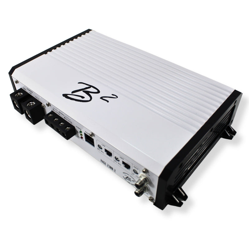 B2 Audio RAGE Amplifier Bridgeable 2300 Watt 2-Channel 2-Ohm Class-D 2.3K