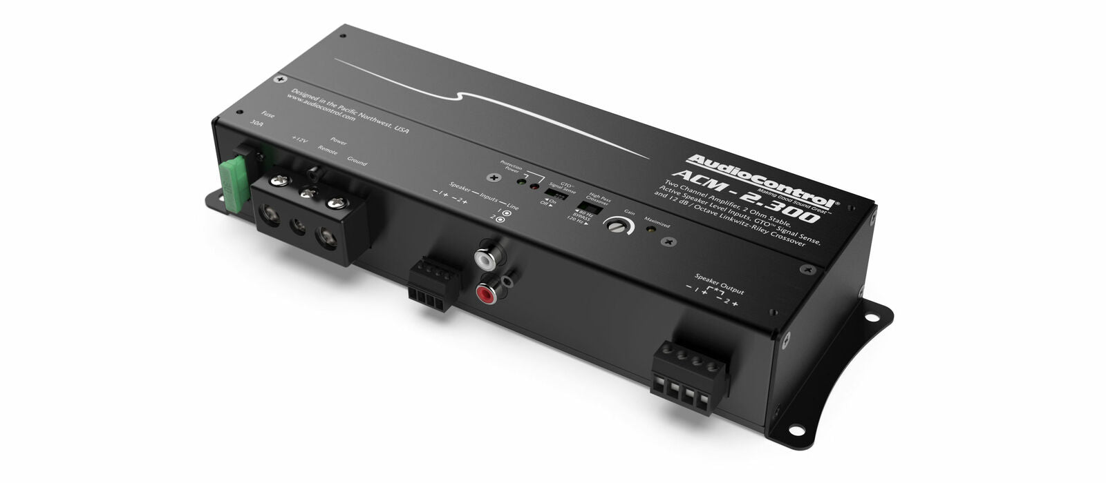 AudioControl ACM Series 2-Channel 2-Ohm Stable Class-D Micro Amplifier/ACM-2.300