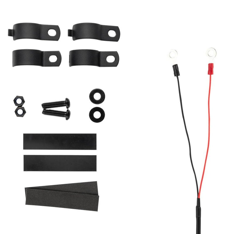 DS18 Amplified Handlebar Mount 2.5" Speaker Pods for Motorcycles with Bluetooth