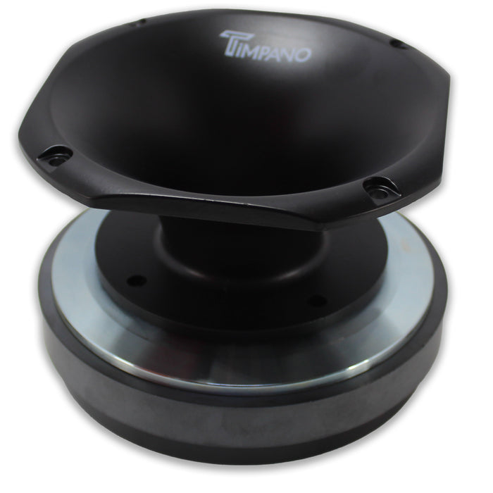 Timpano 2" Compression Driver 200W 8Ohm + Aluminum Shallow Mount Horn Car Audio