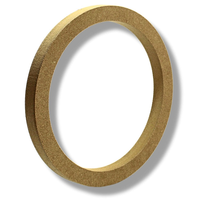 1 Pair High Quality MDF Car Stereo Speaker Spacer Rings 8" x 3/4" Universal Fit