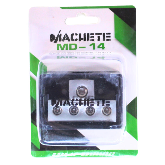 Deaf Bonce 1 x 0Ga Input 4 x 4Ga Output Power Distribution Block Machete MD-14