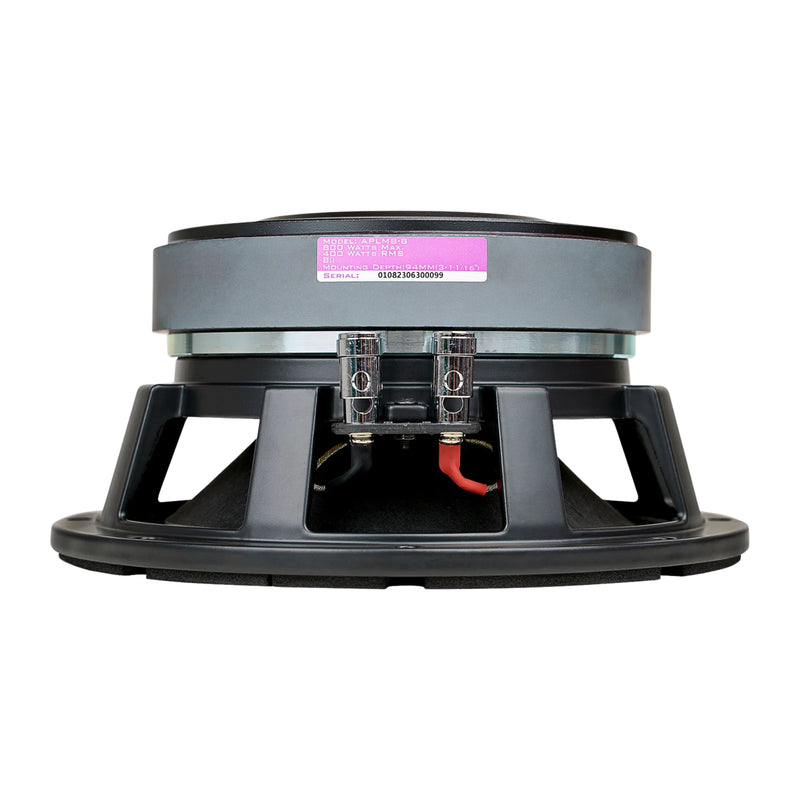 Audiopipe 8" Low Mid Bass Pro Loudspeaker 400W RMS 8 Ohm 3" Voice Coil APLMB-8