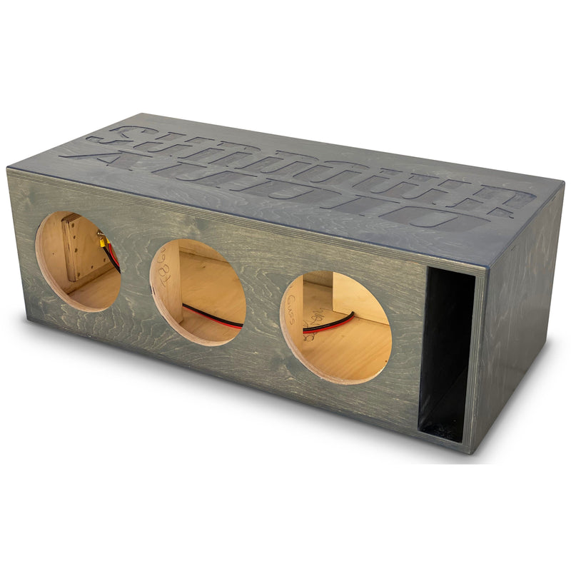 Adire Audio Birch Triple 8" (24mm baffle) Ported Enclosure 2.0^3 tuned to 34hz