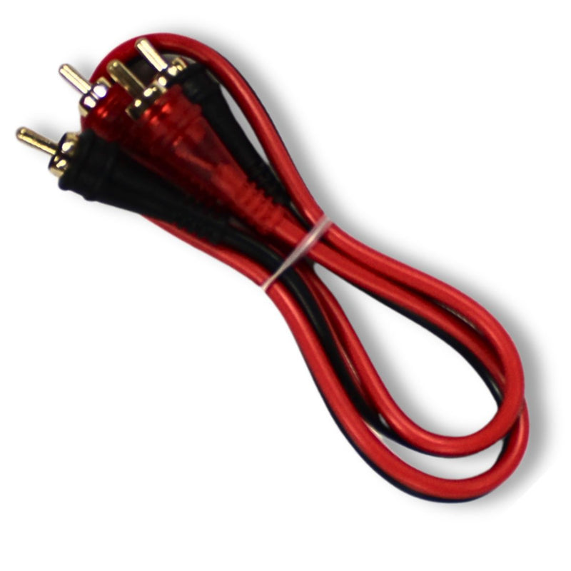 Audiopipe Frosted RCA Cables w/Gold-Plated RCA Connectors (10 Pack) 1.5-25 Feet