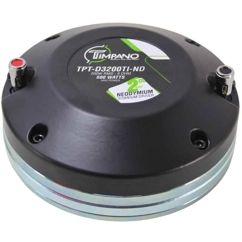 3 Inch 200W RMS 8-Ohms Neodymium Titanium Compression Driver w/ 3" Voice Coil