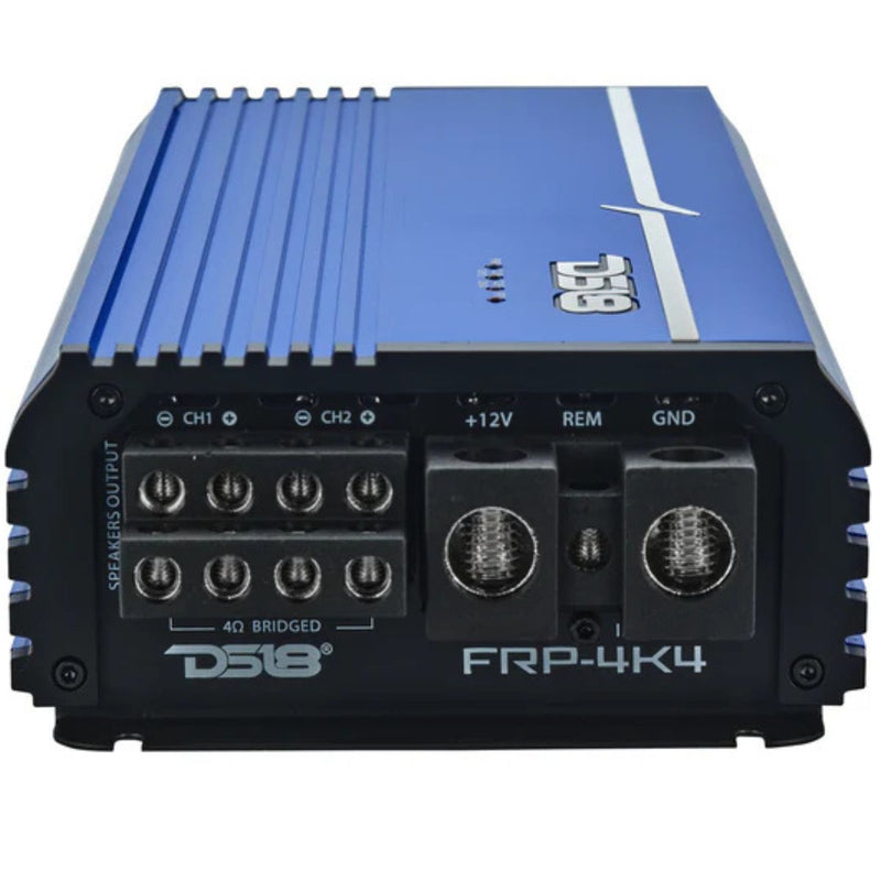 4-Channel Full-Range Class-D Amplifier 4000W RMS DS18 FRP-4K4 RED