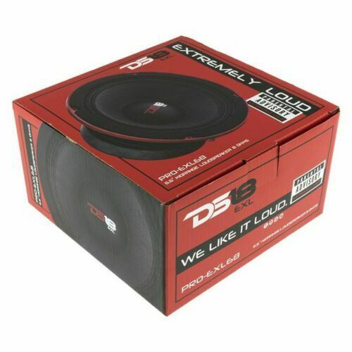 DS18 PRO-EXL68 6.5" Pro Audio Midrange Loud Speaker 600 Watt 8 Ohm