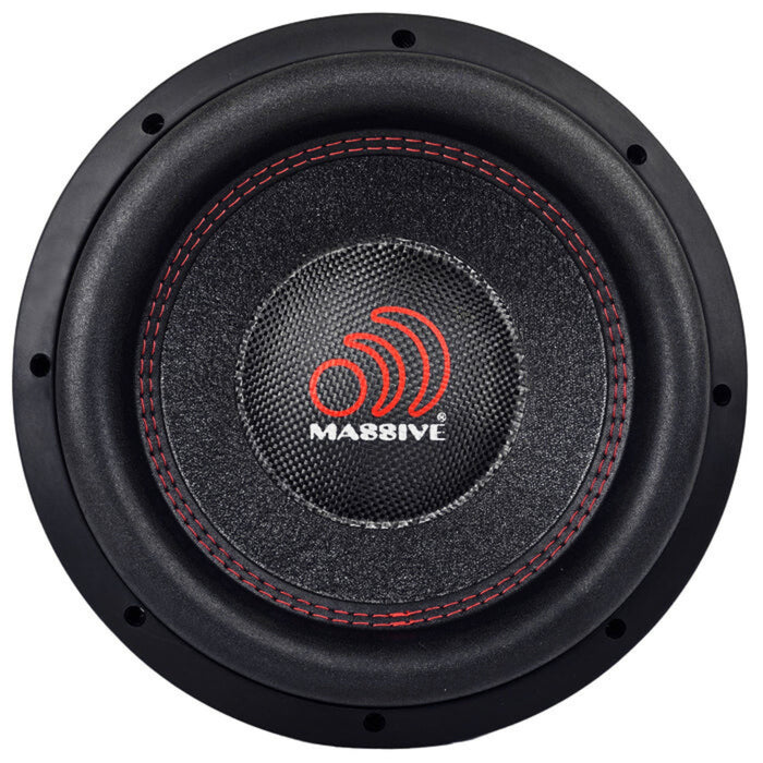 Massive Audio 10" Subwoofer 2000W RMS 4-Ohm Pro Car Audio DVC / HIPPOXL104