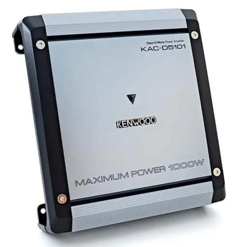 Kenwood 500W RMS 2 Ohm 1 Channel Monoblock Class D Amplifier KAC-D5101