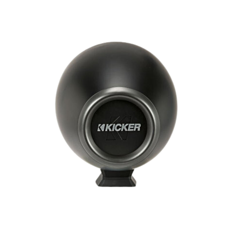 Kicker Pair of Black 8" Flat-Surface-Mount Marine Wake Tower Speakers 46KMFC8