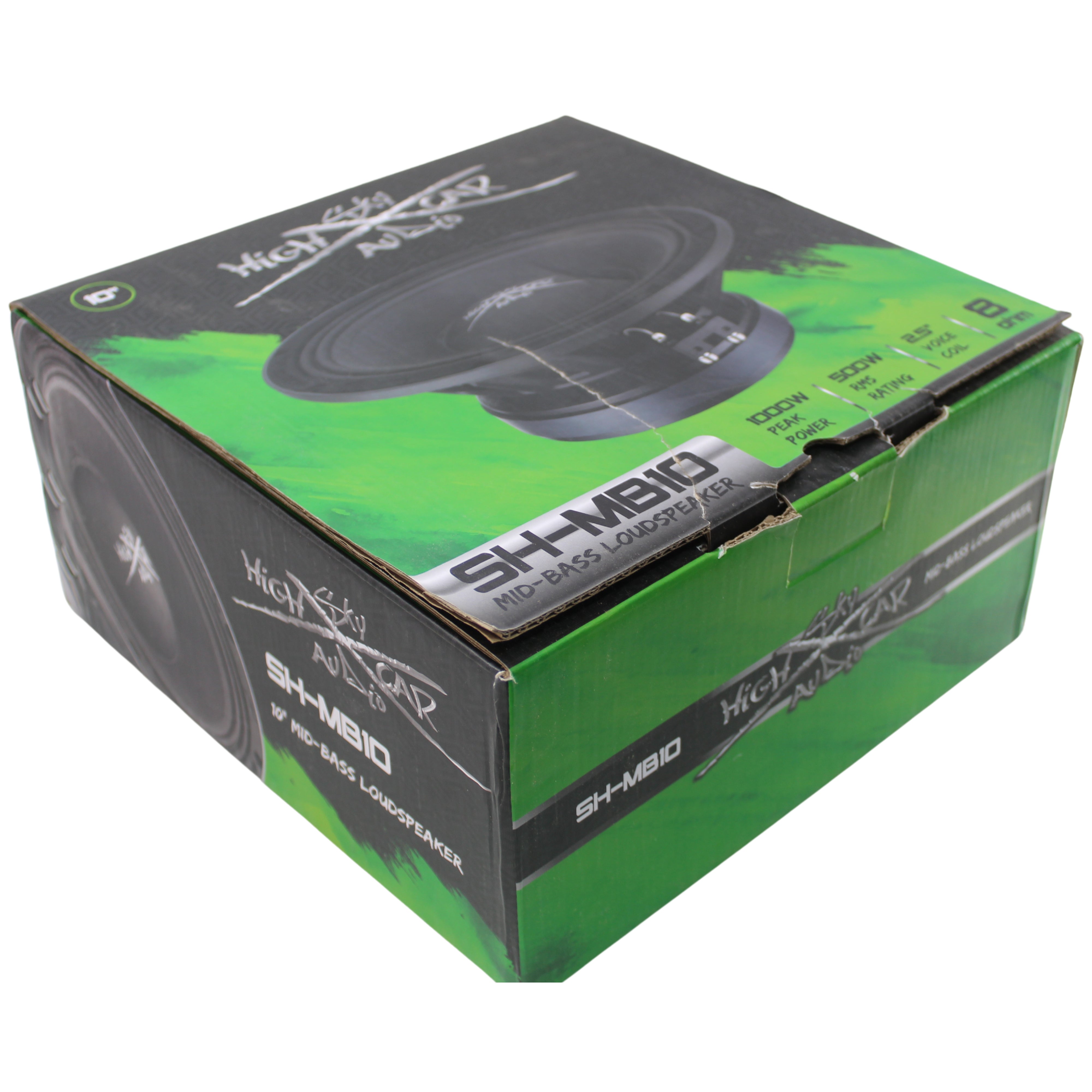 Sky High Car Audio 10 Inch 1000W Peak 8 Ohm Midbass Loud Speaker