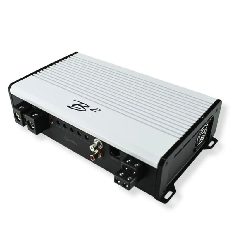B2 Audio Subwoofer & Amplifier Combo RAGE3500.1 1 Ohm w/2 RAMPAGE 8" Subs