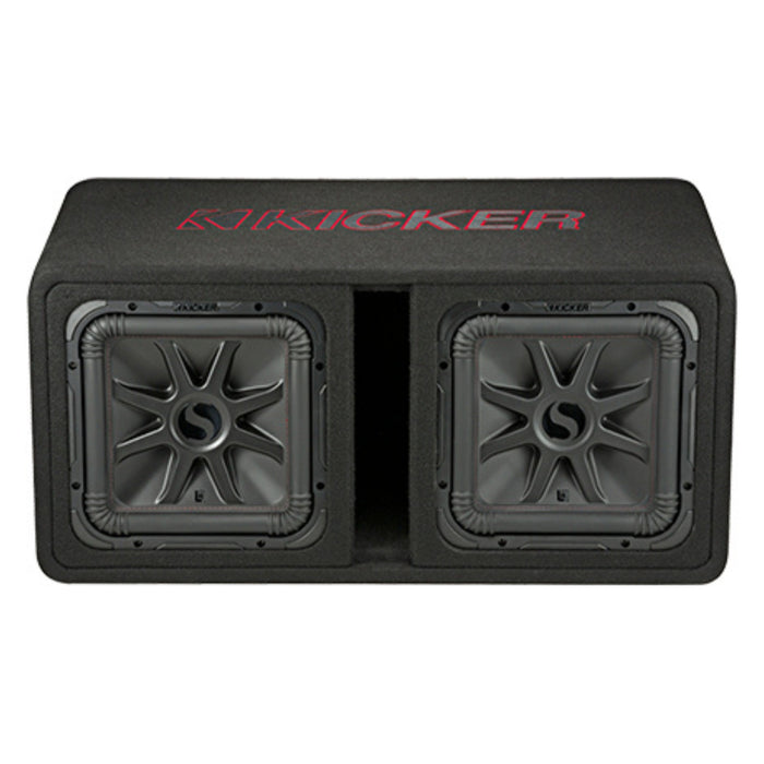 Kicker L7R Series 12" Dual 2 Ohm Enclosed Subwoofer 1200W Peak 45DL7R122