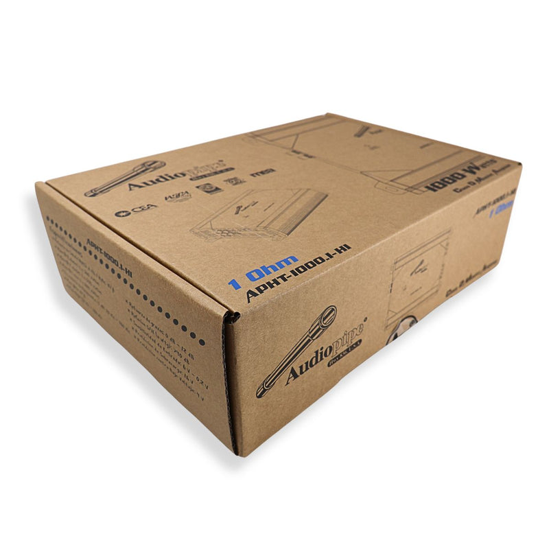 Audiopipe 1000W RMS  2 Ohms Class D Brazilian Style Monoblock Amplifier
