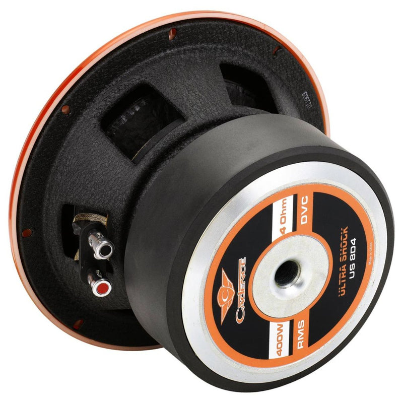 Cadence Pro Car Audio 8" 400 Watt RMS 4-Ohm Dual Voice Coil Subwoofer US8D4
