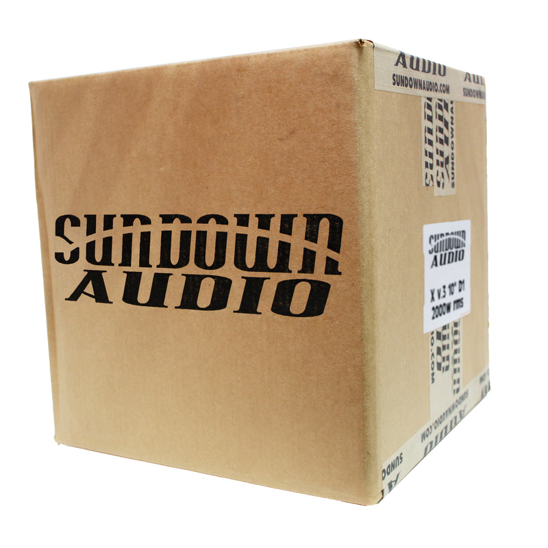 Sundown Audio X v.4 Series 10" Subwoofer 2000 Watts RMS 2-Ohm DVC