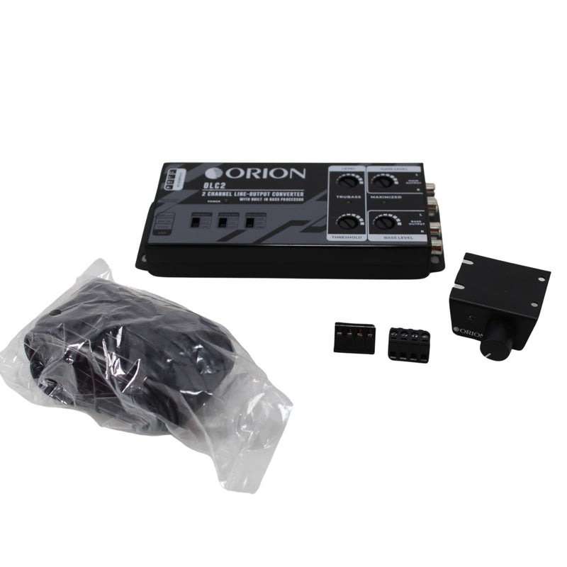 2 Channel LED Line Output Convertor w/ Built-in Bass Processor & Bass Knob