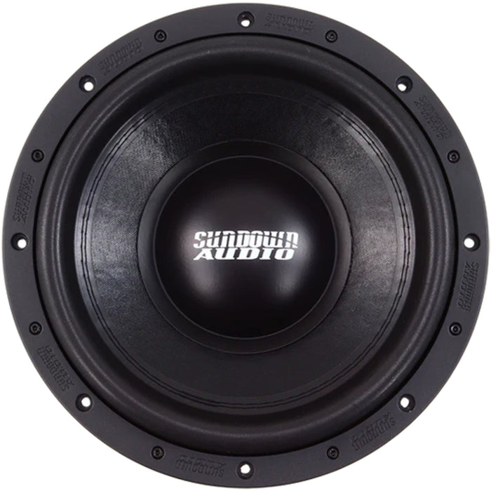 Sundown Pair of 12" U-Series D4 Subs & FRP-3.5K-TI Amp w/ Dual Vented Enclosure