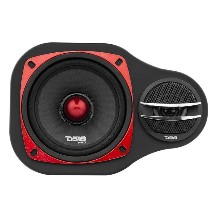 DS18 Pair Hydro 4" High Density Abs Universal Speaker & Tweeter 2-Way Pods EN4P