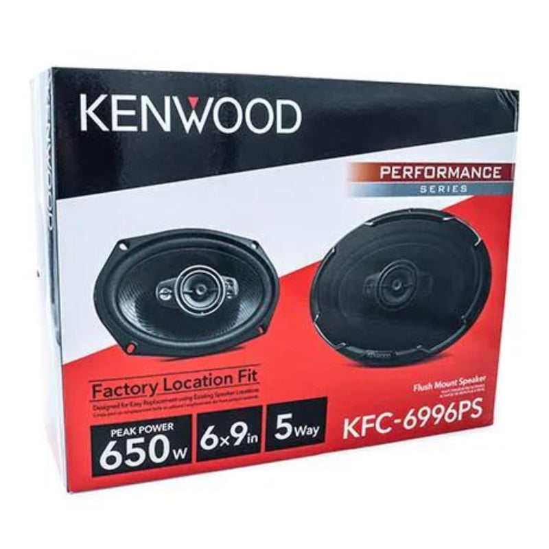 Pair of Kenwood 6"x9" Performance Series 4-Ohm 150W RMS0 5-Way Vehicle Speakers