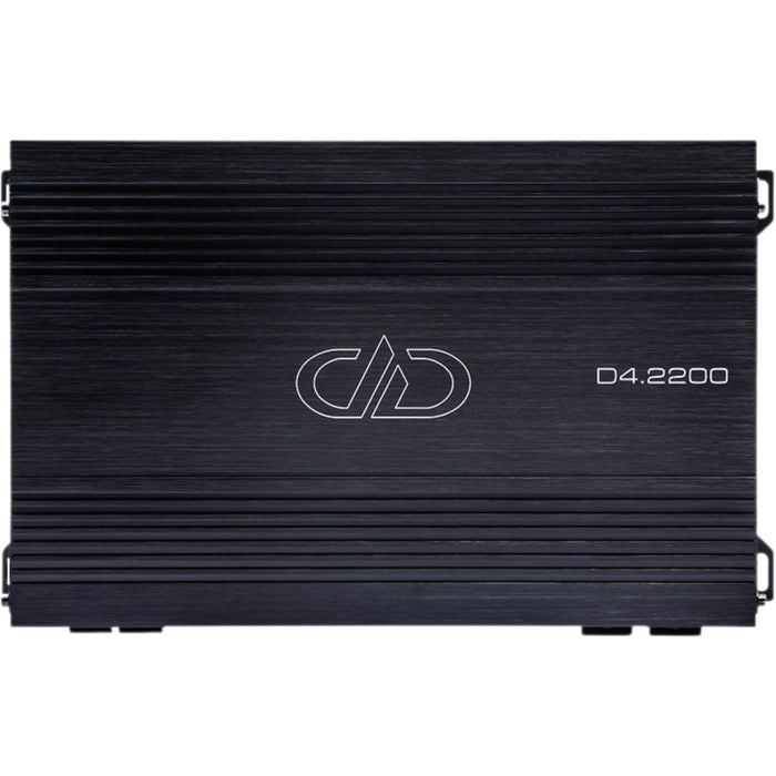 DD Audio D Series 2200W Dynamic Power 4-Ch 1-Ohm Compact Amplifier / DD-D4-2200