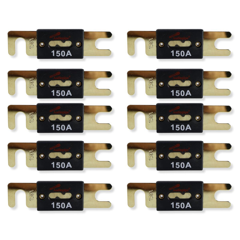Audiopipe Gold-Plated 150 Amp ANL Fuse 32V for Car Audio 1, 2, 5 or 10 Pack