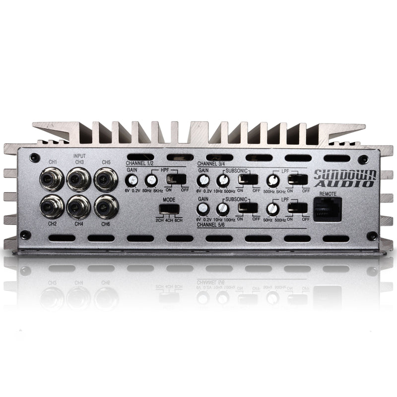 Sundown Audio SALT-2000.6 6 Channel Class D Car Amplifier 2000W RMS 1 Ohm