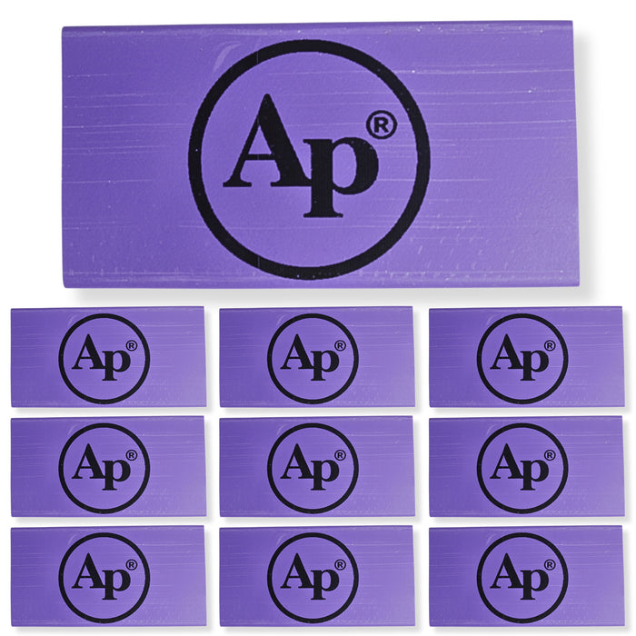 0 Gauge 3:1 Heat Shrink with Audiopipe Logo 10 Pack Purple