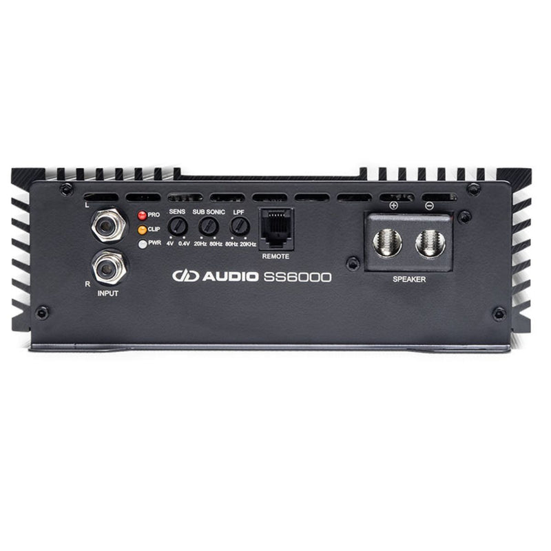 6000 Watts RMS Full Range Compact Monoblock Class D Amplifier DD Audio SS6000