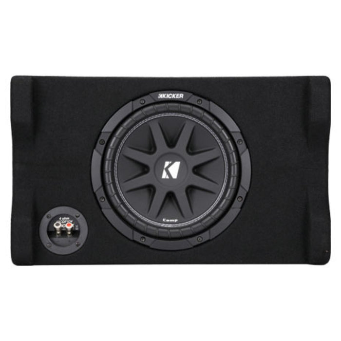 Kicker Comp Series 10" 150W RMS 4-Ohm RMS Loaded Down-Firing Subwoofer Enclosure
