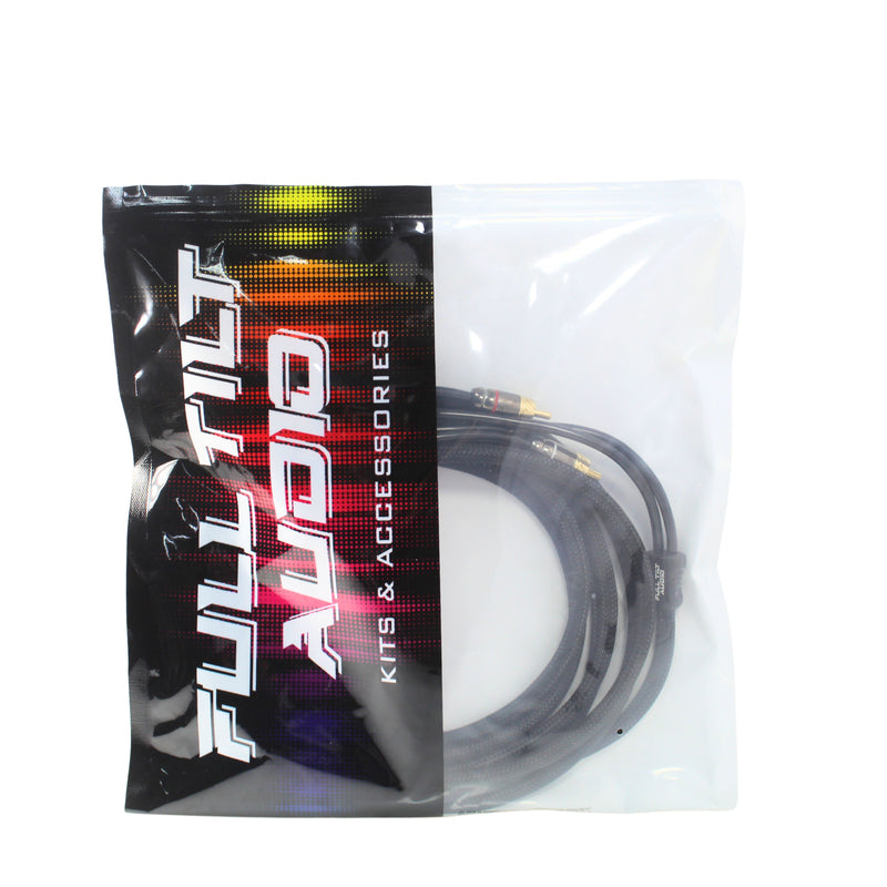 Full Tilt Audio HQ Series 12FT RCA Gold Plated Tip 2 channel Cable FT-RCA12.0-HQ