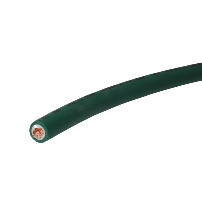 GP Car Audio 4 AWG 100% OFC Power/Ground Wire Green Lot Cut By The Foot