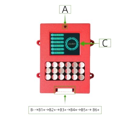 6S 5A Capacitor Active Balancer Li-ion Lipo LTO Battery Balancing Equalizer