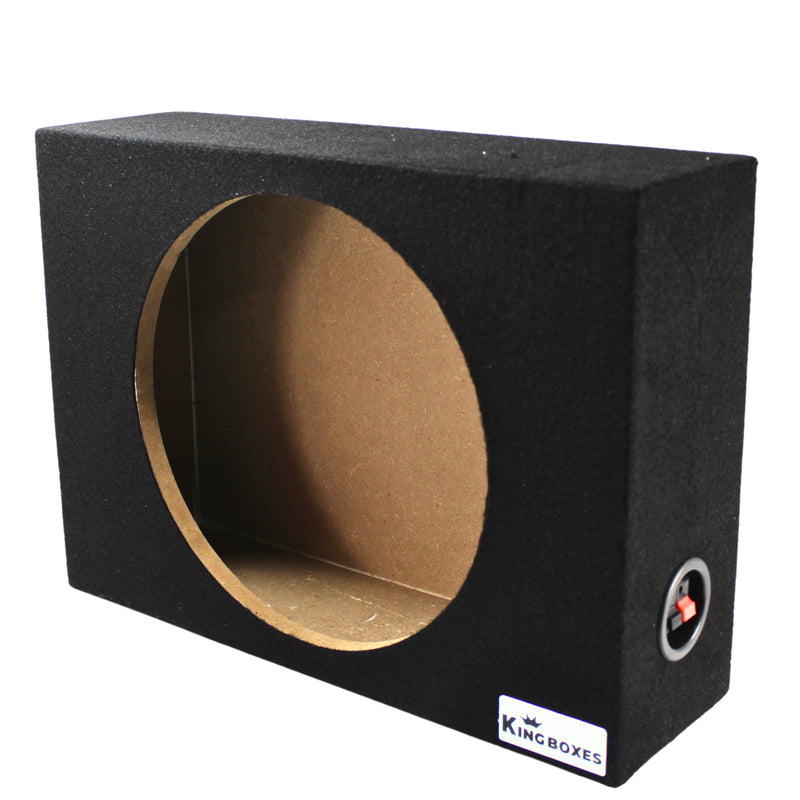 King Boxes 12 inch Single Shallow Sealed Speaker Enclosure Box KG-ASHALLOWS12