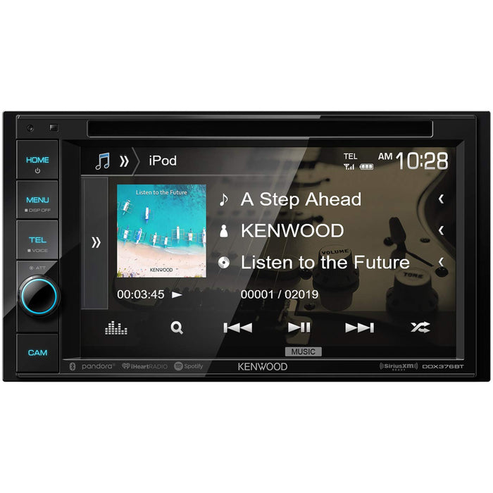 Kenwood 6.2" in-Dash Car DVD Monitor Bluetooth Receiver w/USB/AUX DDX376BT