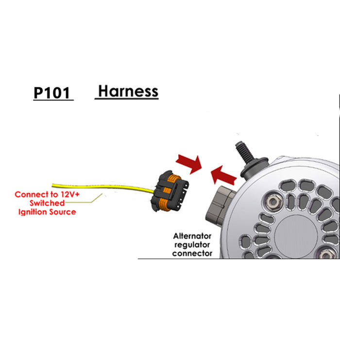 Mechman 400-amp Machined Billet alternator for select Audi / VW applications