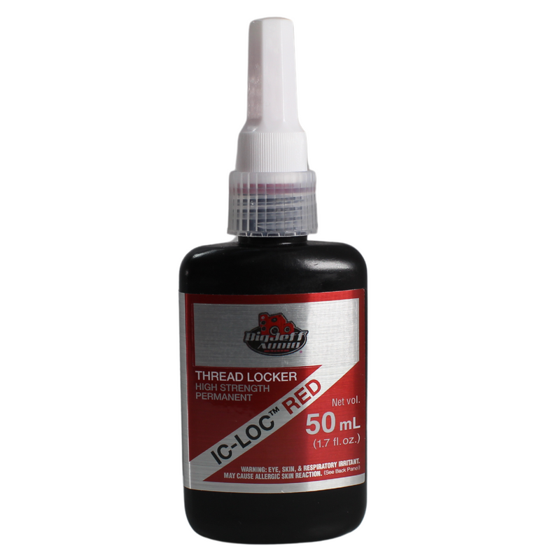 Big Jeff Audio 10- 50 ml C-LOC Red Permanent High-Strength Threadlocker