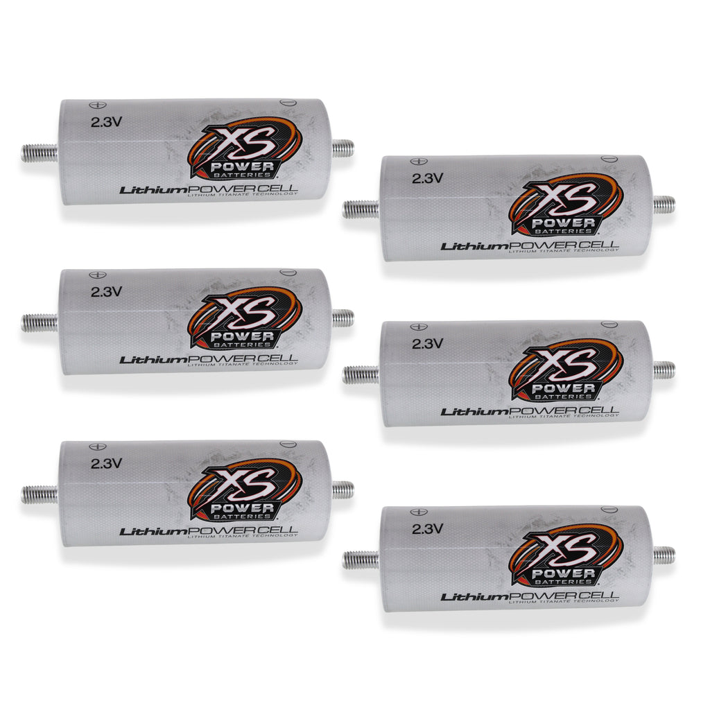 XS Power 6 Pack Kit 45 AH Lithium Cell Bank 2.3v Lithium Titanate