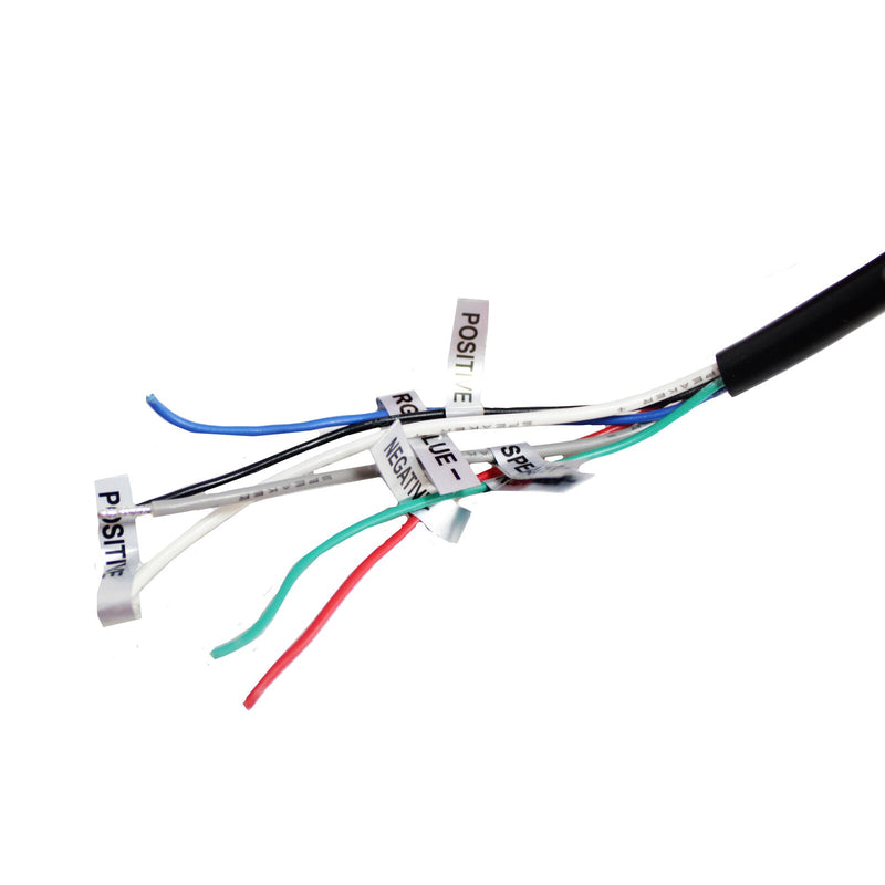 DS18 Hydro 8" 375 Watts 4 Ohm Marine Towers with Integrated RBG Lights White